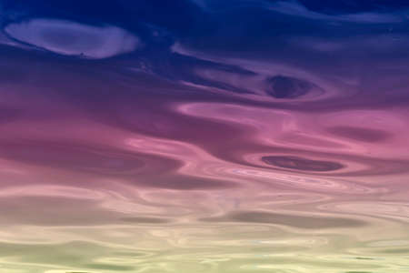 Image of a smooth, abstract, multi-colored surfaceの写真素材