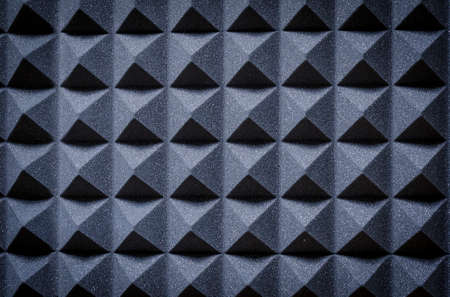 acoustic panels in the studioの写真素材