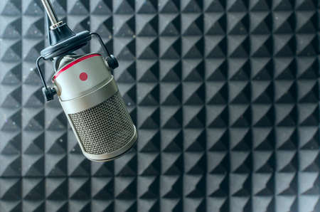 studio microphoneの写真素材