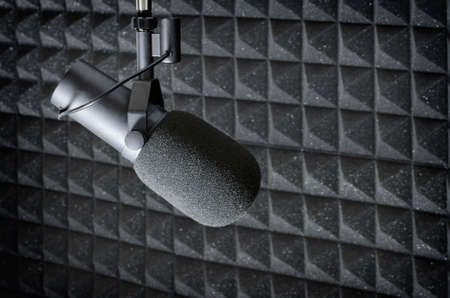 professional tube microphoneの写真素材