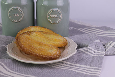 Close up French Bread, Palmier, Butterfly Bread