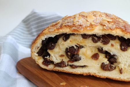 Tasty Bread on white back groundの写真素材