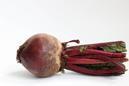 Beetroot on a white background. Healthy food. Vegetarian.