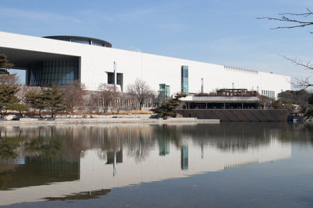 Seoul National Museum and Park, This Photo was taken on February 17, 2023, Seoul , South Koreaのeditorial素材
