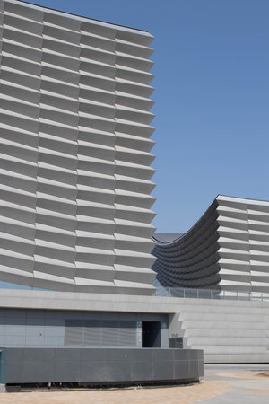 New Performing Arts Center in Beijing , This photo taken on March 13, 2024, Beijing, Chinaのeditorial素材