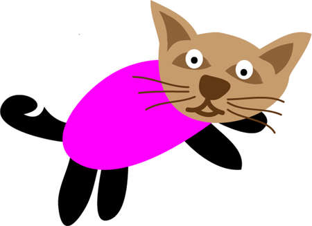 Vector illustration of catのイラスト素材