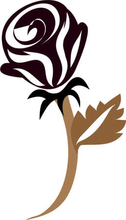 Black of rose  Vectorのイラスト素材