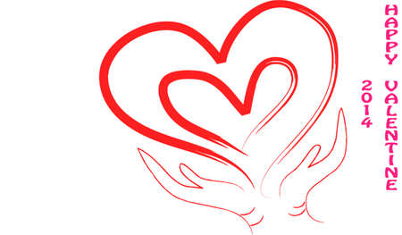 Valentine's Day Heartのイラスト素材