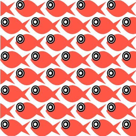 pattern fishのイラスト素材