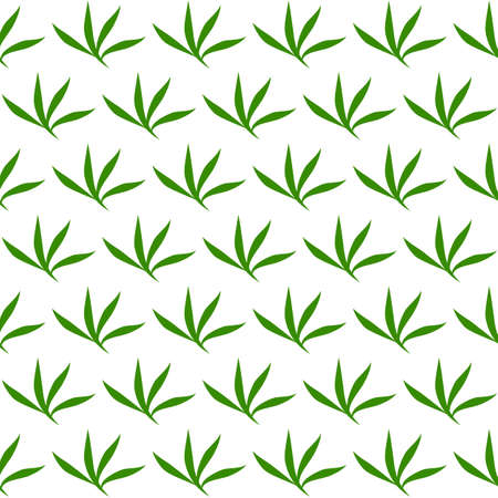 Green leaves nature pattern backgroundのイラスト素材
