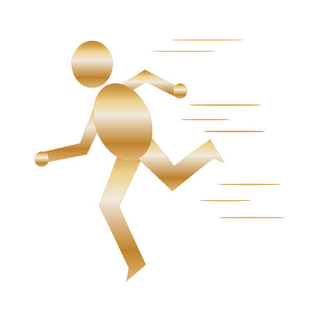 running man iconのイラスト素材