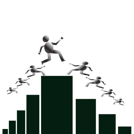 running man iconのイラスト素材