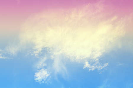 pastel  sky  backgroundの写真素材