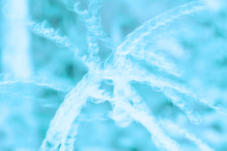 Abstract  blue  bokeh  backgroundの写真素材