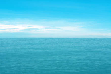 sea and ocean blue sea waves, blue sky background