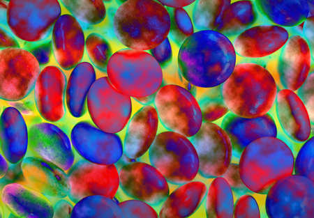 colorful blue ,green and red abstract backgroundの写真素材