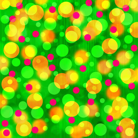 colorful green ,pink,yellow bokeh backgroundの写真素材