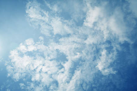 Blue sky and clouds background