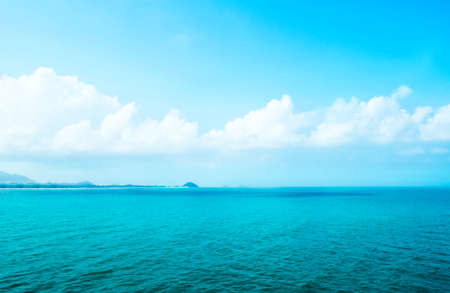 blue sea and  sky  background,Koh Samui ,Thailandの写真素材