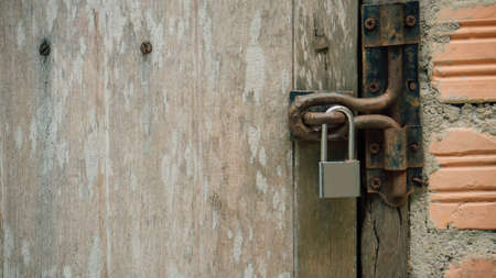 old brown wood doorの写真素材