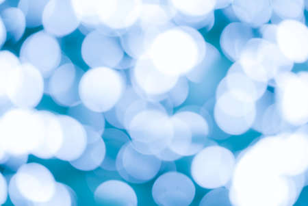 blue and white bokeh  for festival backgroundの写真素材