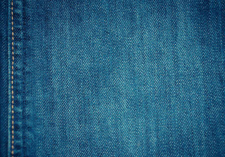 soft and selective focus blue jean  texture backgroundの写真素材