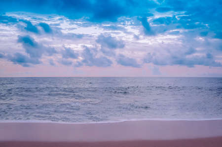 blue sky and sea background