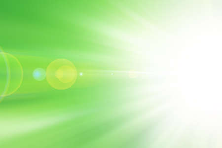 soft green gradient and flare light  backgroundの写真素材