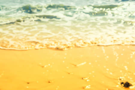 soft focus the  beach  vintage  color tone  abstract summer nature wallpaper backgroundの写真素材