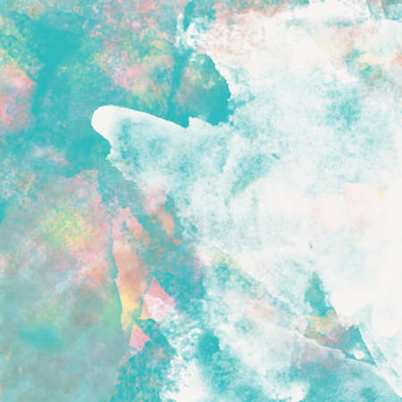 soft pink and blue  watercolor  paint   wallpaper  design  template  backgroundの写真素材