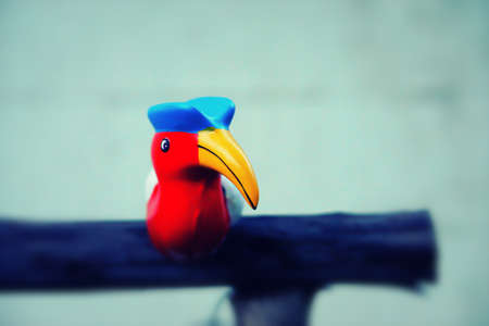 Cute Hornbill dollの写真素材