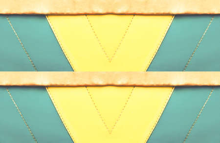 colorful blue,brown  and yellow  leather abstract template ,banner design backgroundの写真素材