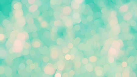 Vintage blue color bokeh light  abstract  background