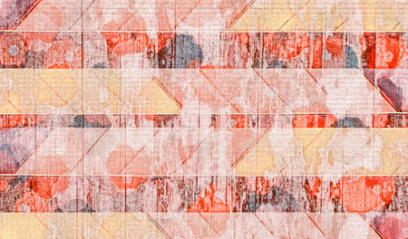 Grunge colorful  pink,yellow and black abstarct background for design