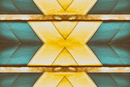 colorful green,brown  and yellow  leather abstract template ,banner design background