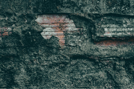 old   cracked   cement wall texture backgroundの写真素材