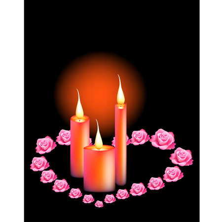 Card at date of sacred Valentineのイラスト素材