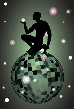 Vector Globe Of Tiles Abstractの写真素材