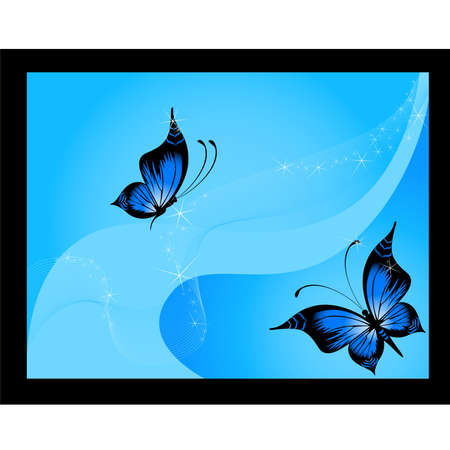 Beautiful butterflyのイラスト素材