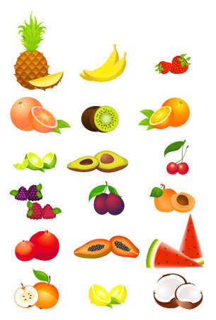 cards with fruitの写真素材
