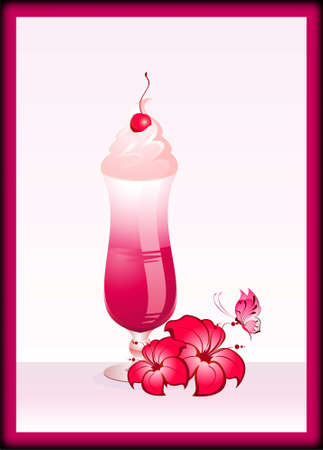  Fruits cocktail with fruitsの写真素材