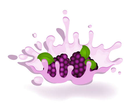 yoghurt with fresh bilberry on a background for designの写真素材