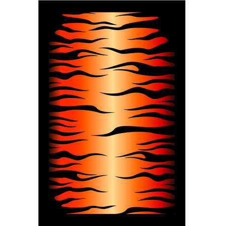 bright beautiful red tiger background for a designのイラスト素材