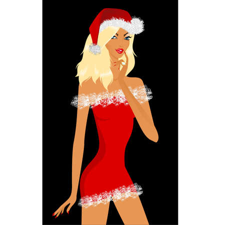  beautiful snow Maidenのイラスト素材