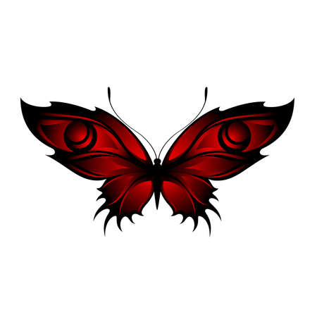 Abstract Butterflyのイラスト素材