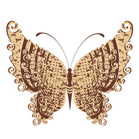 Beautiful butterflyのイラスト素材