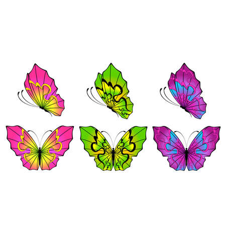 Abstract Butterflyのイラスト素材