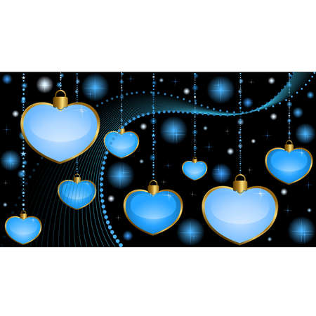 background with beautiful heartのイラスト素材