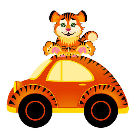 cartoon car のイラスト素材