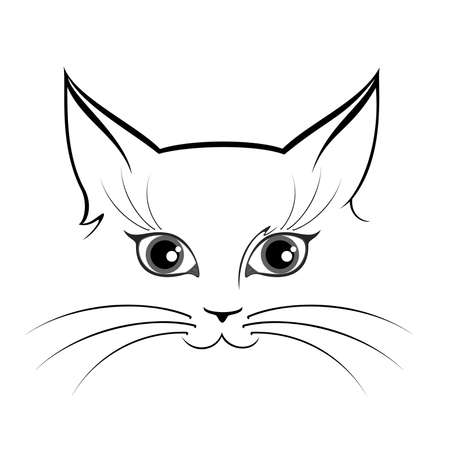 cat eyesのイラスト素材